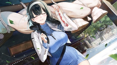 4K清纯神社少女