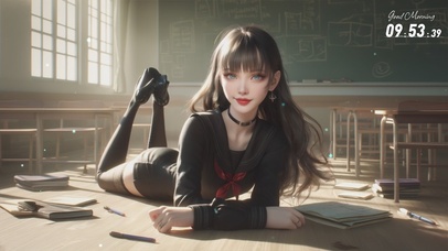 她的脸庞宛如月光洒落在水面