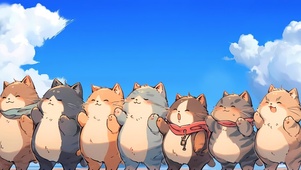 跳舞猫咪