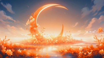 花海月光