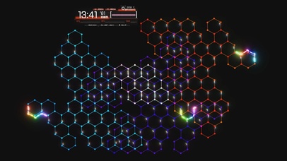 炫酷蜂巢墙-横屏