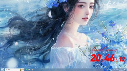 水墨画风格（女孩）