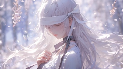 4K清纯气质古风汉服少女