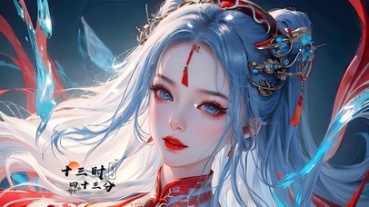 4K唯美古风少女