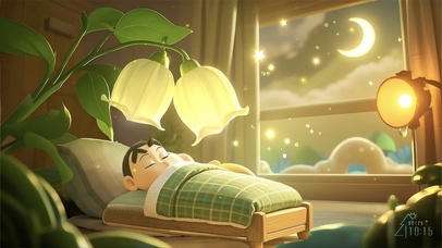 星月流萤花房酣睡的小新