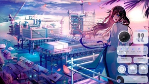 清风晚霞