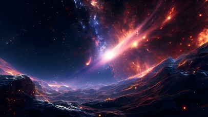 梦幻唯美星辰大海宇宙星空