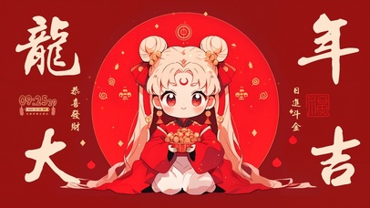 龙年大吉送祝福