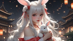 月宫兔女