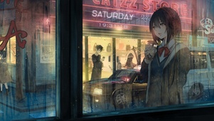窗边奶茶少女