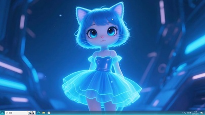 科幻萝莉小猫女