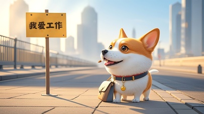 我很”热爱“工作