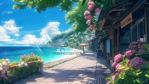 夏日海景