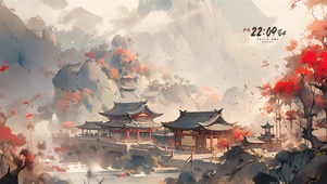 枫叶红于二月花