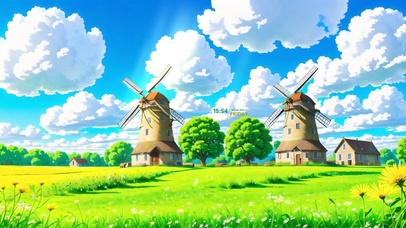 4k唯美蒲公英庄园	