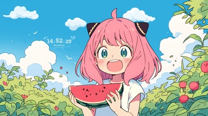 可爱吃瓜阿尼亚