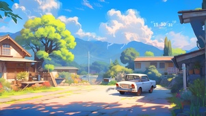 森林治愈小车