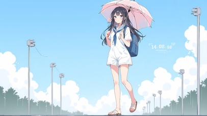 雨天女孩