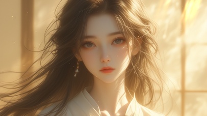 4K夏日休闲慵懒美女 午后29