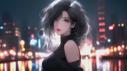 4K唯美可爱插画美少女