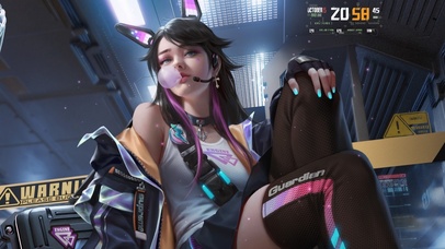 4K唯美炫酷朋克少女