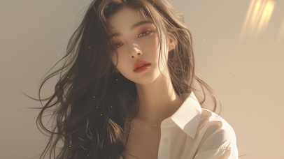 4k 昔日休闲慵懒美女 午后3