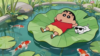 悠然自得蜡笔小新