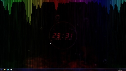 炫彩音频瀑布（动感变色）