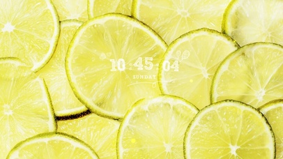 4k清新柠檬桌面