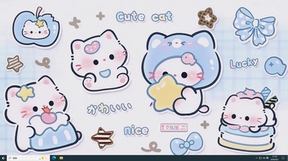 满屏可爱小猫