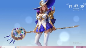 4K二次元 金发魔法少女 白丝