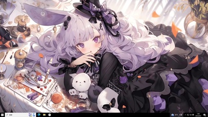 爱丽丝梦游仙境-紫