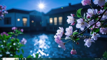 暗香海棠花主题