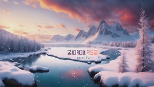 治愈雪景