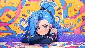 可爱少女金克丝