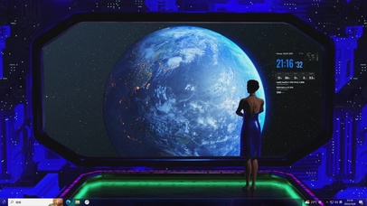 鸟瞰地球—【主题桌面】