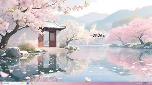 海棠铺绣 梨花飘雪