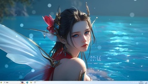 水中蝴蝶