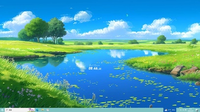 4K唯美田野主题