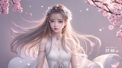 4k浪漫美少女230412