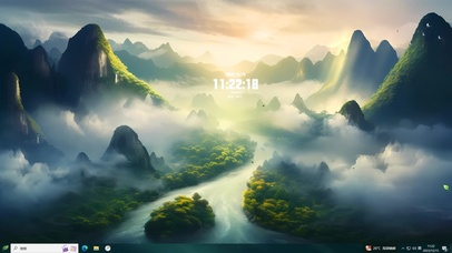 4K云雾仙境峡谷