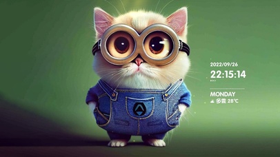 酷酷牛仔眼镜喵星人