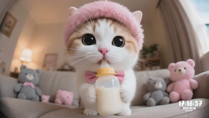 可爱奶猫