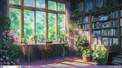 安静的小屋-桌面主题