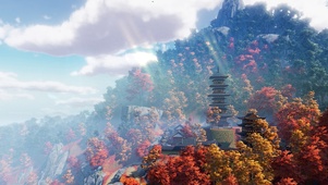 江湖-云雾登塔