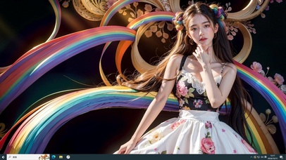 彩带少女