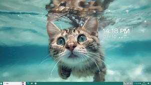 游泳猫猫