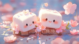 简约清新小方糖