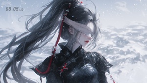 古风蒙眼美人