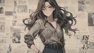 复古风美女